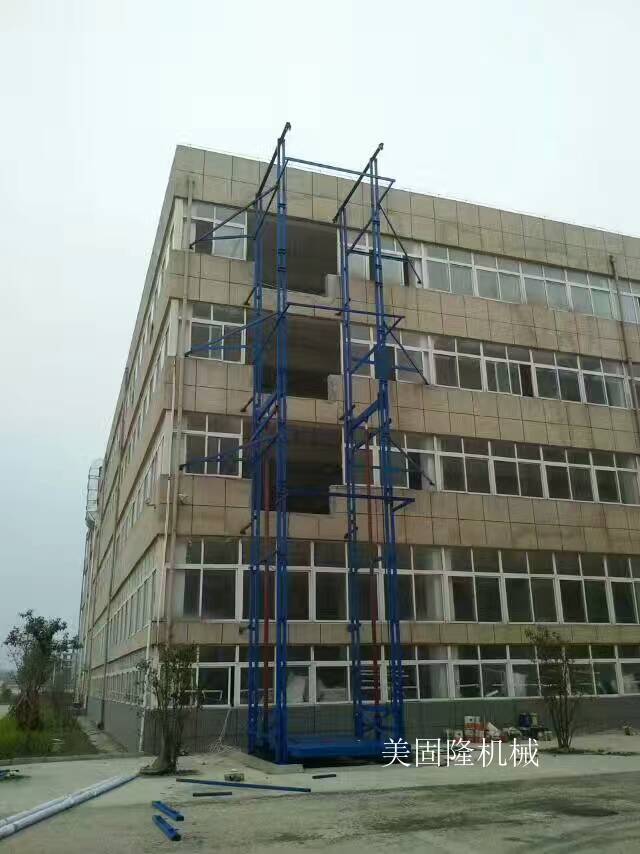 定安室外双臂导轨式升降机厂家